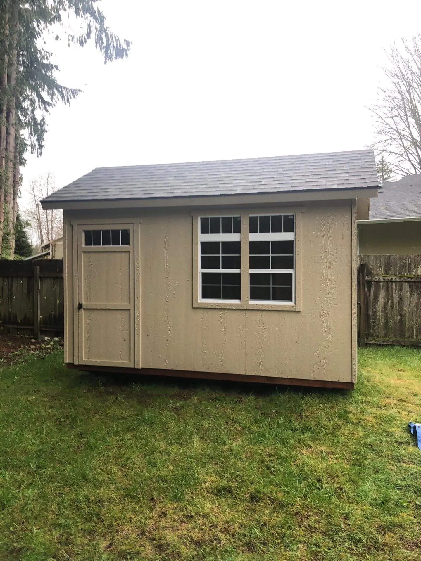Mismatched fascia and soffits beside newly installed siding on Maple Valley WA home