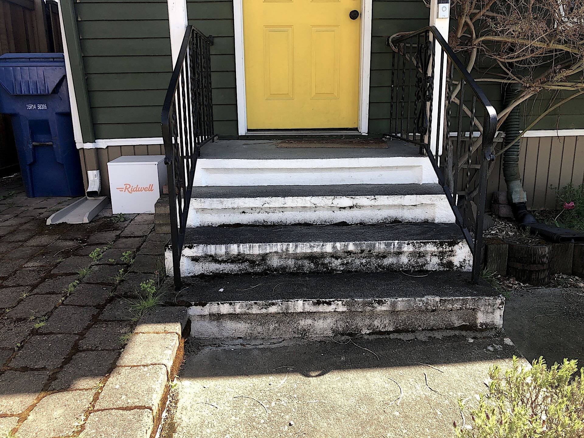 potters house lead safe painting project exterior home steps before